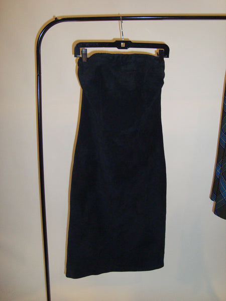 Suede Leather Tube Dress