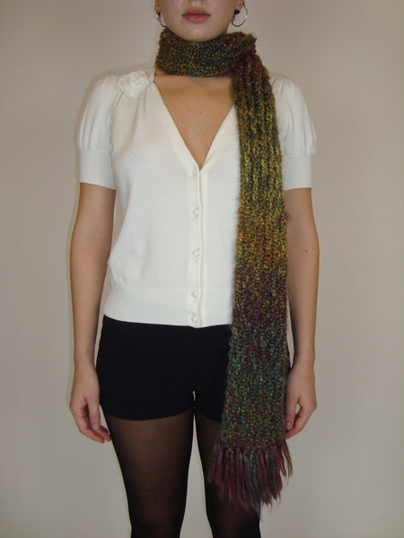Multi Colored Soft Knit Scarf
